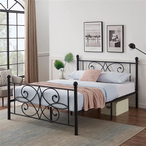 metal bed frame mattress